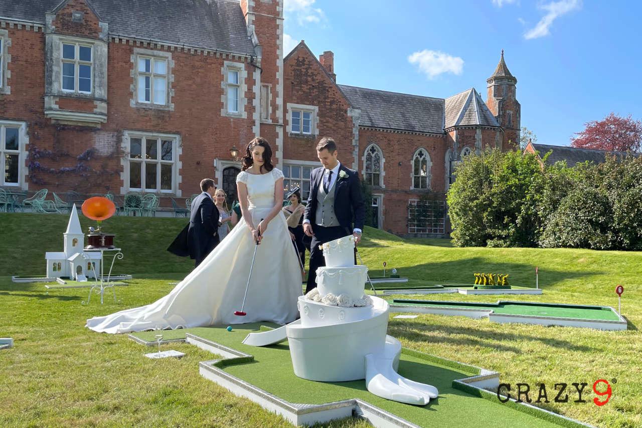 Thicket Priory Yorkshire Wedding Venue Crazy Golf