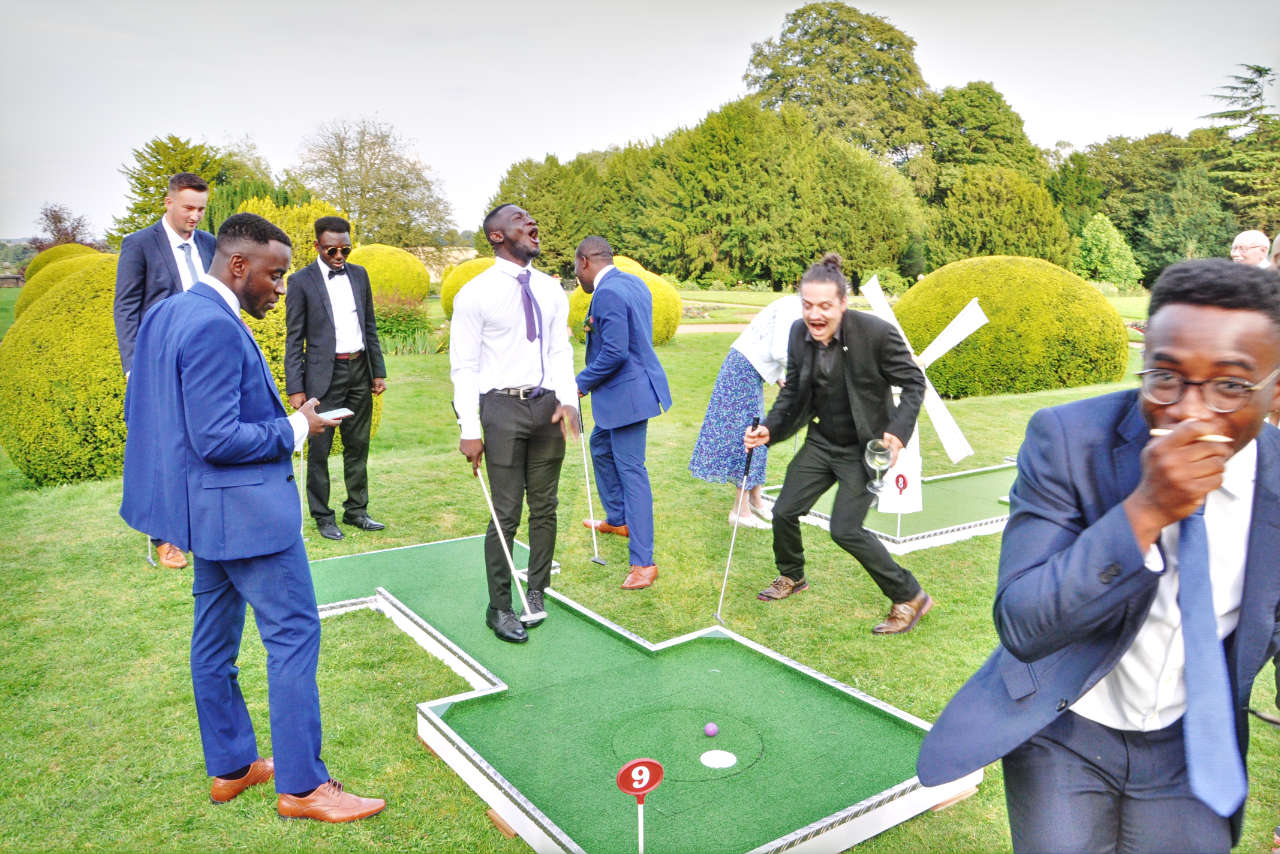 Wortley Hall South Yorkshire Wedding Venue Mobile Crazy Golf