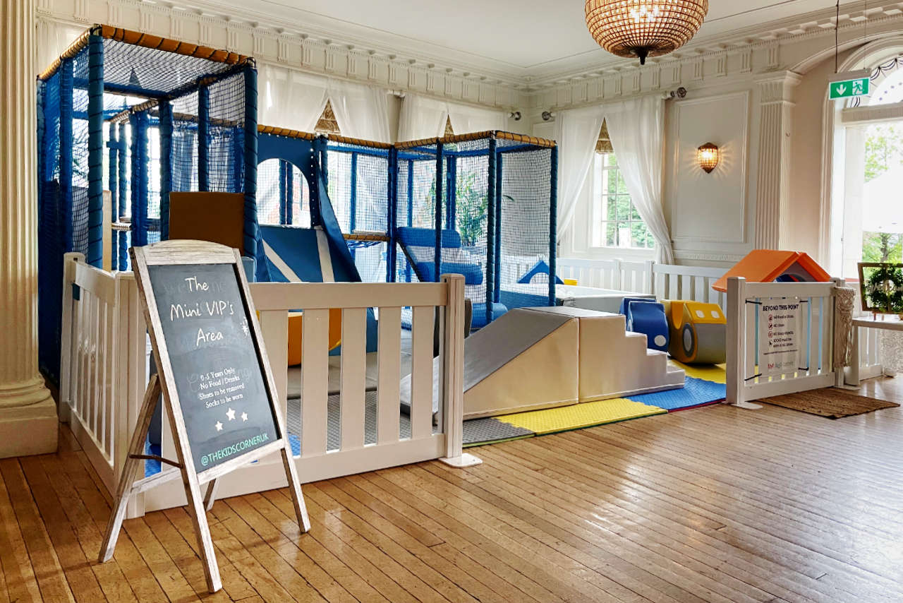 The Kid's Corner soft play area for wedding receptions